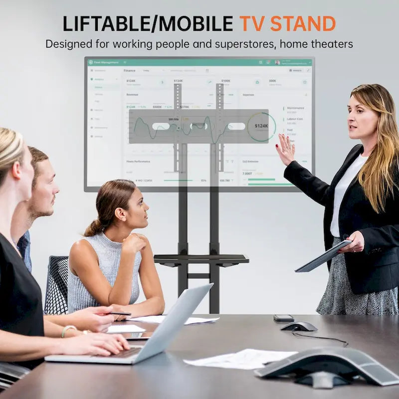 Support TV pivotant universel pour téléviseurs de 32 à 80 pouces, support TV de table réglable en hauteur avec inclinaison, VESA max 600x400mm