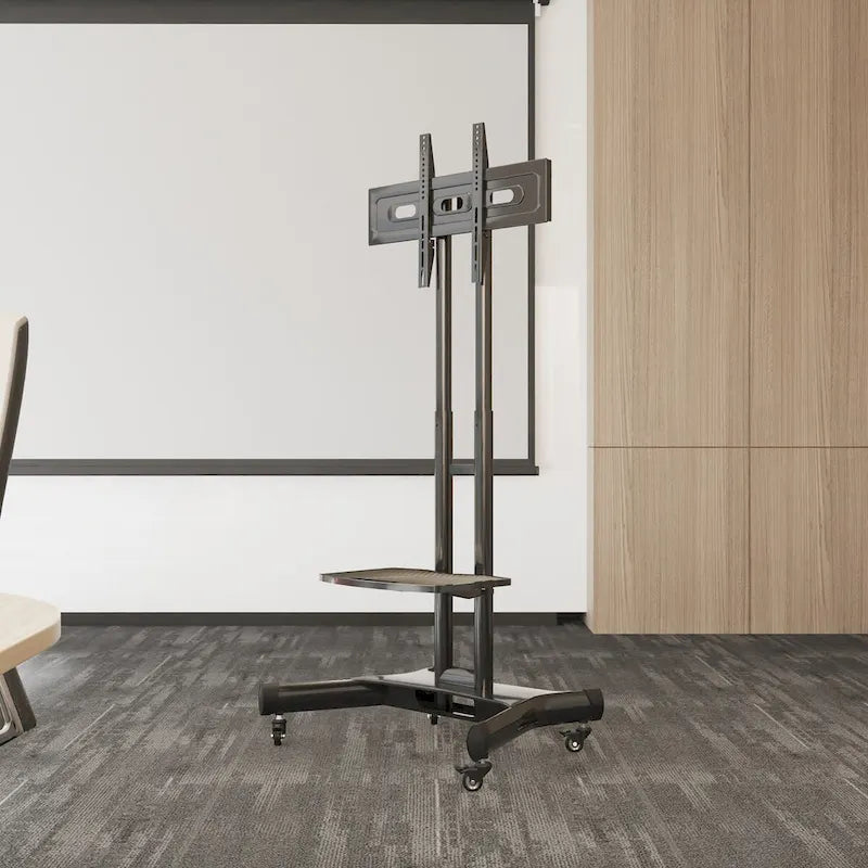 Support TV pivotant universel pour téléviseurs de 32 à 80 pouces, support TV de table réglable en hauteur avec inclinaison, VESA max 600x400mm