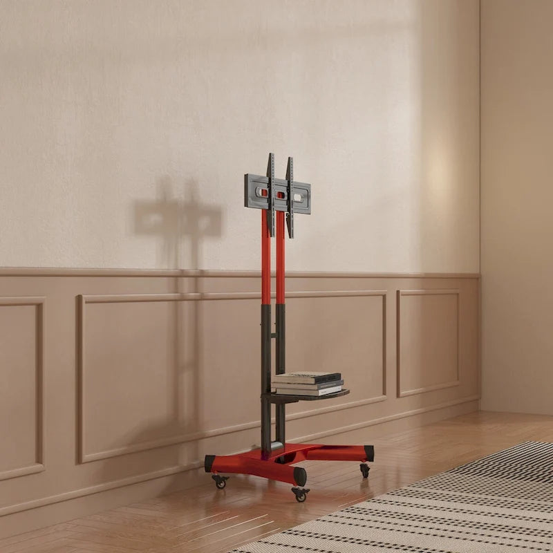 Support TV pivotant universel pour téléviseurs de 32 à 80 pouces, support TV de table réglable en hauteur avec inclinaison, VESA max 600x400mm