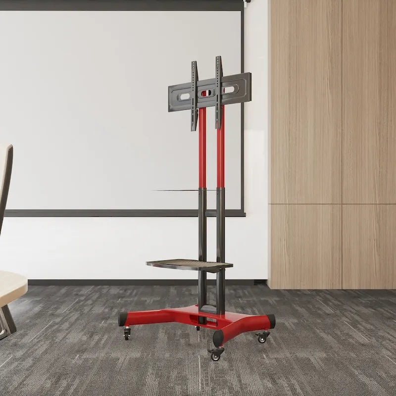 Support TV pivotant universel pour téléviseurs de 32 à 80 pouces, support TV de table réglable en hauteur avec inclinaison, VESA max 600x400mm