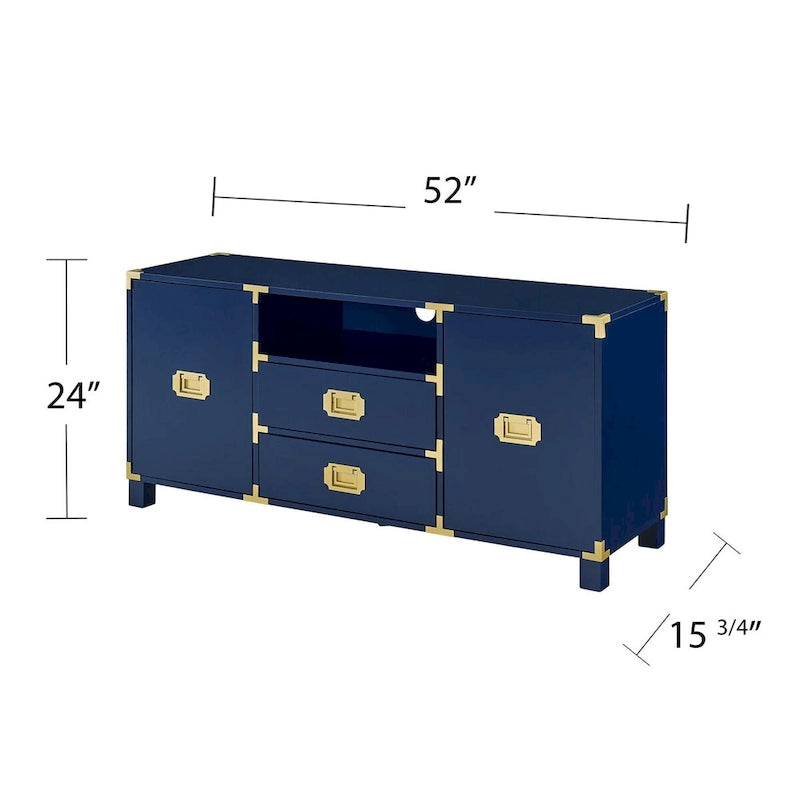 Meuble TV scandinave Meuble bas TV Meuble de salon avec 2 rangements