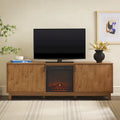 Meuble TV 70 pouces Middlebrook avec foyer électrique