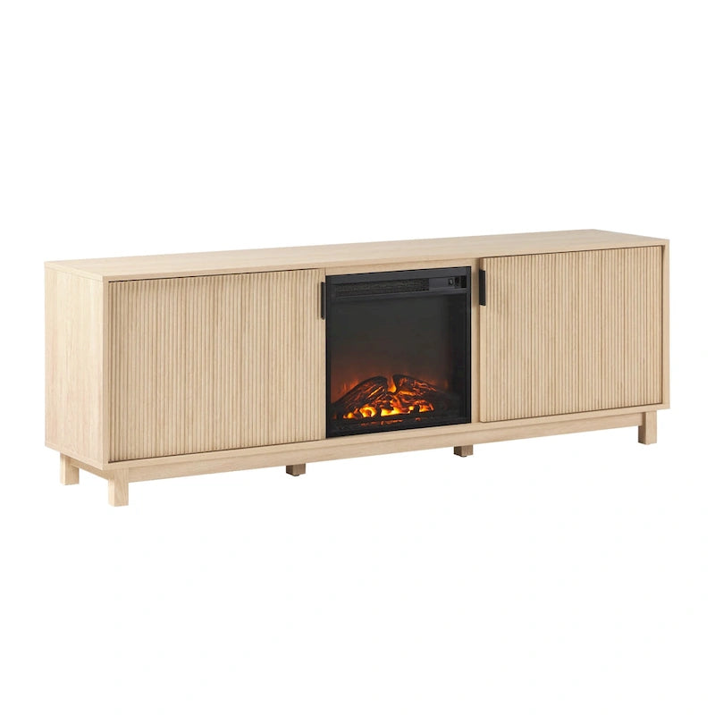 Meuble TV 70 pouces Middlebrook avec foyer électrique