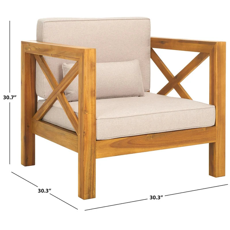 SAFAVIEH Outdoor Living Crewe Chair - 30Lx30Px31H
