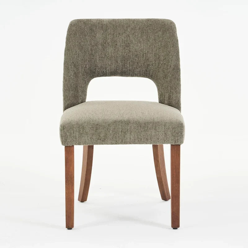 Lot de 4 chaises de salle à manger tapissées de tissu