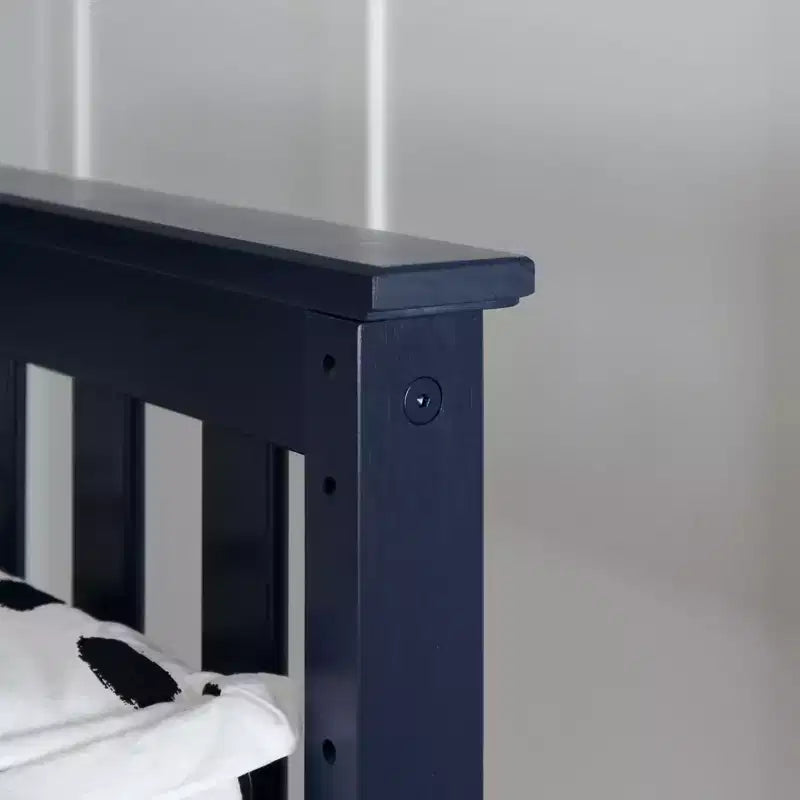Max & Lily Twin over Twin Low Bunk with Curtains