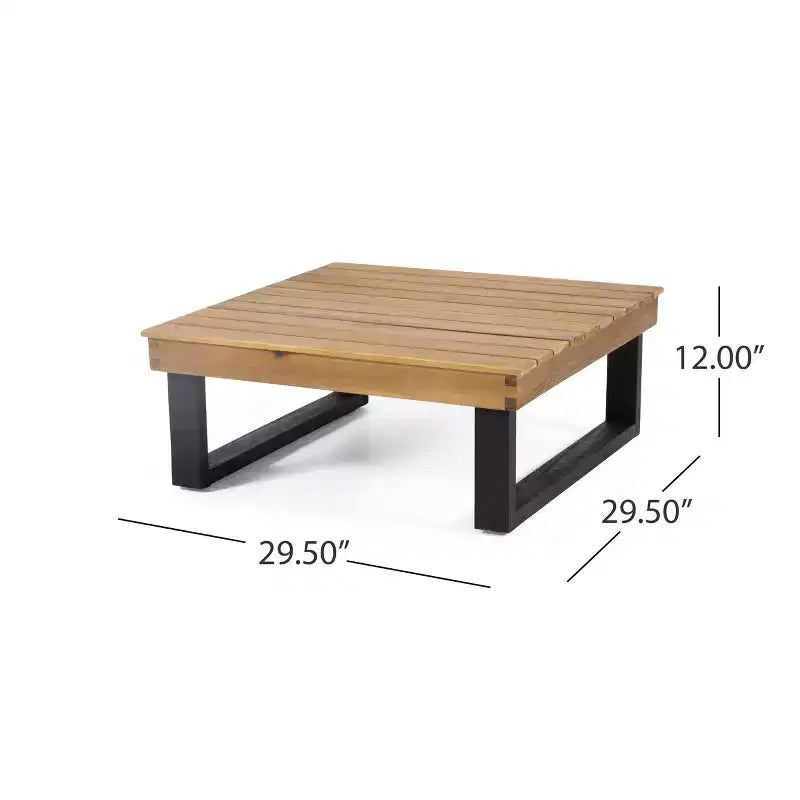 L-shape Outdoor Sectional Sofa Set Patio Leisure Lounge Set Garden Conversation Seating Set with Coffee Table & Water Resistant Cushion - ModernLuxe