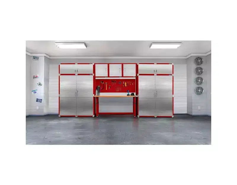 Seville Classics UltraHD 2-Piece Extra-Wide Storage Cabinet Set, 60 x 24