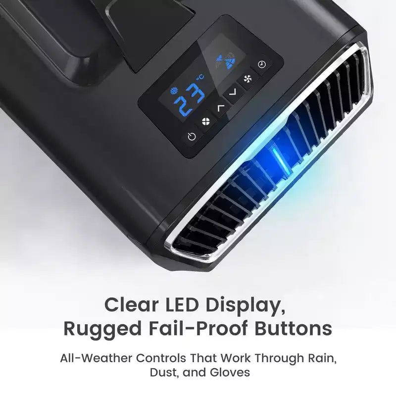 Waykar 5000 BTU 3-in-1 Portable Air Conditioner with Dehumidifier and Remote Control for Tent, Camping & RV