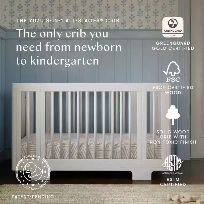 Babyletto Yuzu 8-in-1 Convertible Crib with All-Stages Conversion Kits