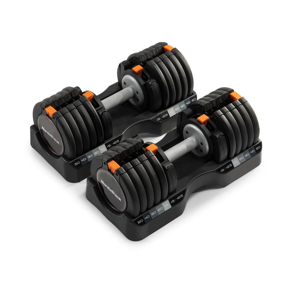 Ensemble d'haltères ajustables NordicTrack de 25 kg (55 lb)