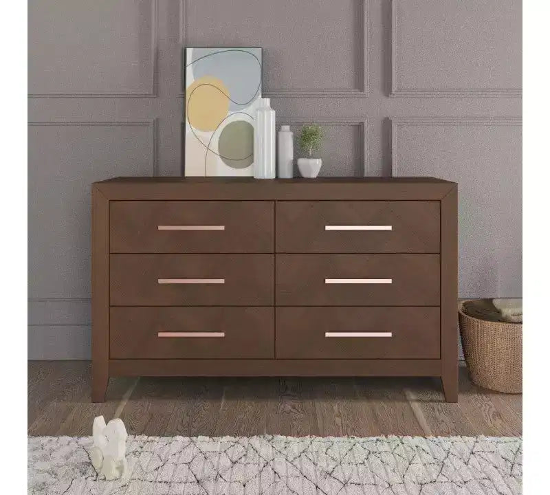 Child Craft Kieran Crib, Double Dresser and Chest Nursery Set, 3-Piece, Includes 4-in-1 Convertible Crib, Dresser and Chest