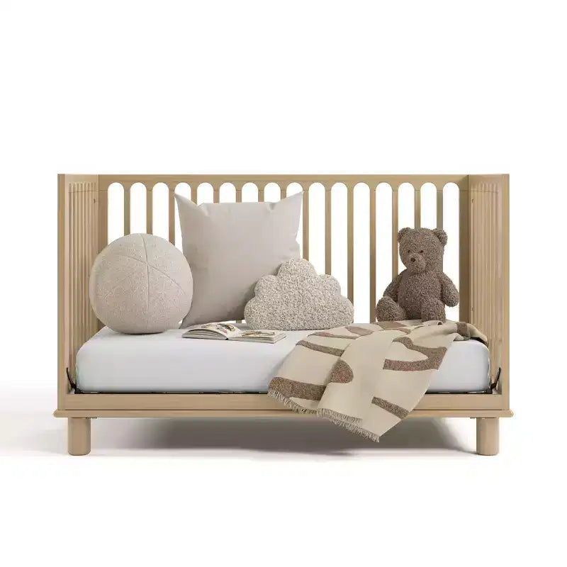 Storkcraft Sicily Deluxe 3-in-1 Convertible Crib with Toddler Guardrail