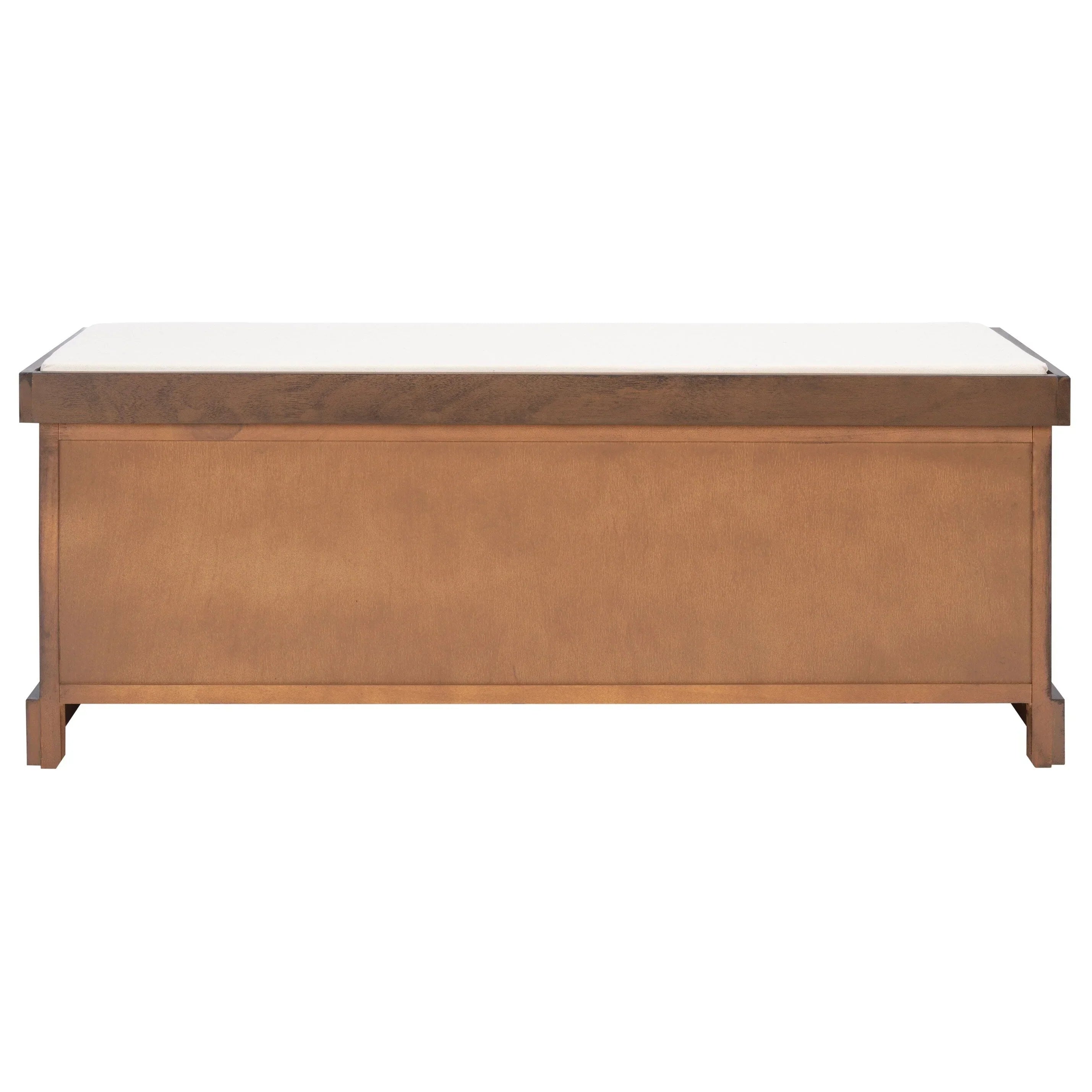 Banc de rangement SAFAVIEH Fiorello 3 tiroirs avec coussin - 47,3 L x 15 P x 19 H - 47Lx15Px19H