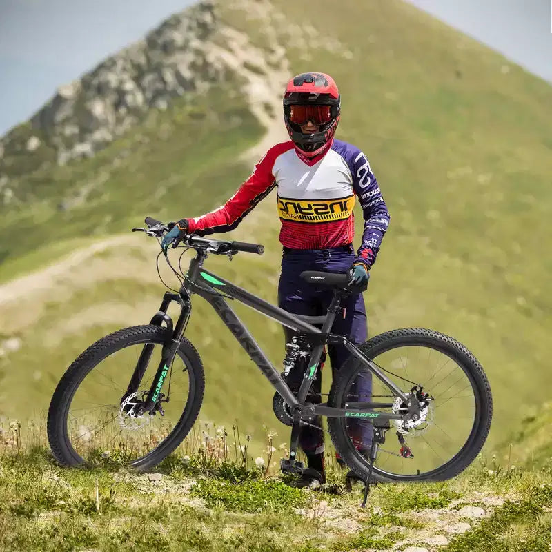 Okak 26IN Mountain Bike with Disc Brakes, 21-Speed Adult Bike with Durable Frame and Rear Dual Absorption, Bicycle for City Road Cycling