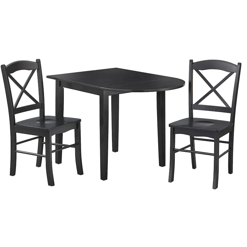 Simple Living Country Cottage Drop Leaf 3-piece Dining Set