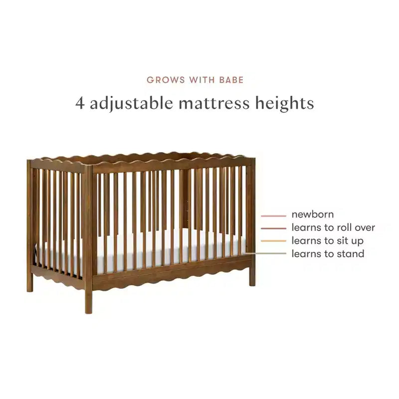 Babyletto Swell 4-in-1 Convertible Crib with Toddler Bed Conversion Kit