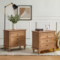 Giorgio 3 - Drawer end table with Built-In Outlets Set of 2|HULALA HOME
