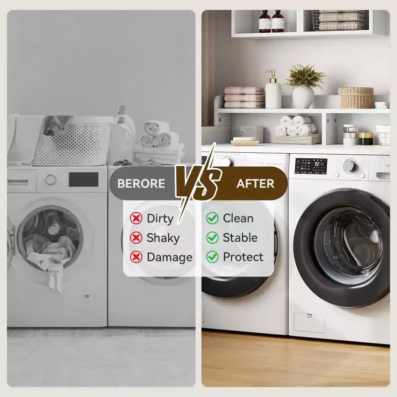 2-Tier Washer and Dryer Countertop with Shelf or Drawers, Laundry Countertop Cover with Non-Slip Pad, 54X27.5 Laundry Topper for Folding Clothes