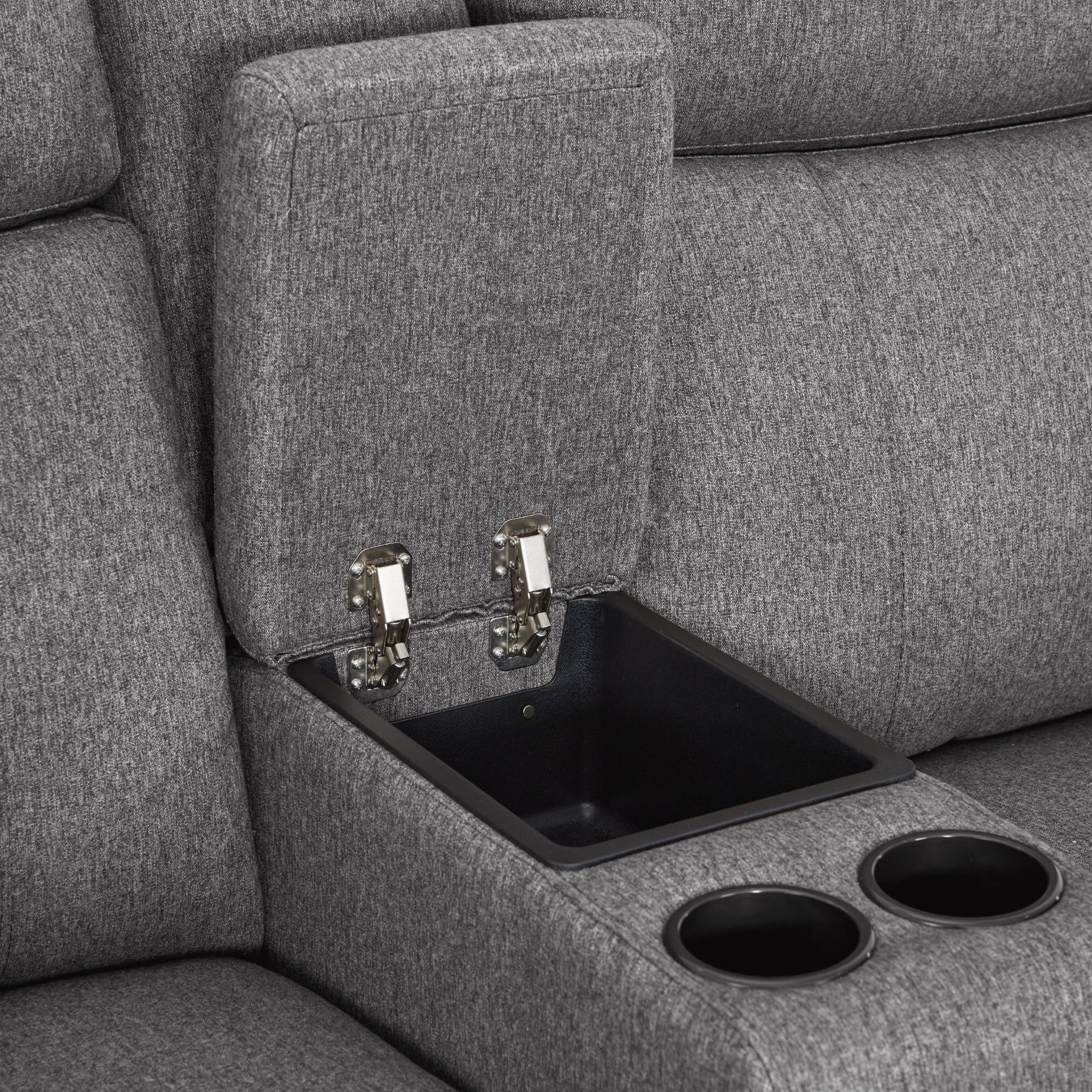MCombo 60.2 Power Loveseat Recliner Sofa with Massage and Dual Heating, Adjustable Headrest, USB & Type C Port, Fabric