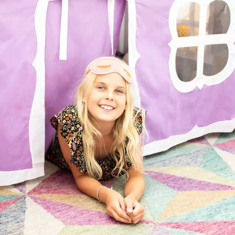 Max & Lily Twin over Twin Low Bunk with Curtains