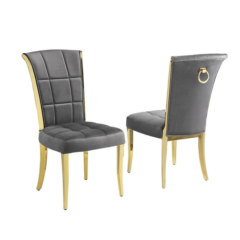 Best Quality Furniture D325-SC324-7 5 Piece Round Dining Set
