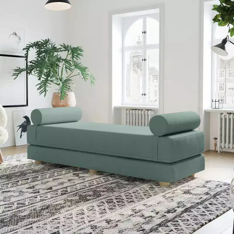 Daybed / Fold-Out Queen-Size Sleeper - Microvelvet