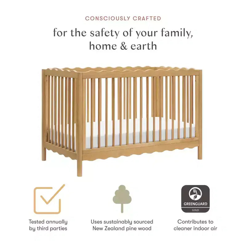 Babyletto Swell 4-in-1 Convertible Crib with Toddler Bed Conversion Kit