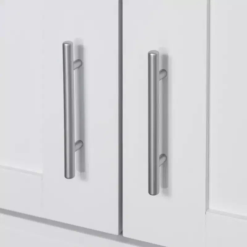 Modern Kitchen Pantry Freestanding Cabinet Cupboard with Doors and Drawer, Adjustable Shelving