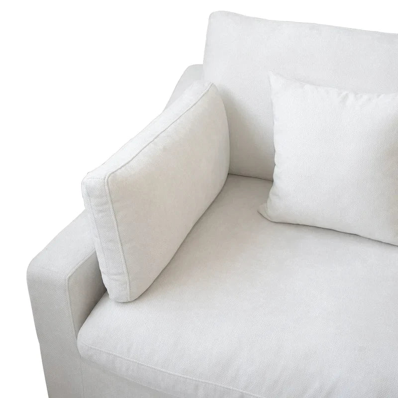 Large Linen Corner Sectional Sofa Couch for Living Room Set