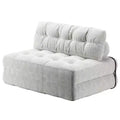 Canapé-lit futon pliant entièrement en velours côtelé, chaise de couchage convertible au sol avec oreiller et dossier