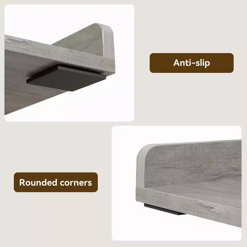 Washer Dryer Countertop, Laundry Topper with Raised Edge & Non-Slip Pad for Hamper Counter Storage & Laundry Room Organization