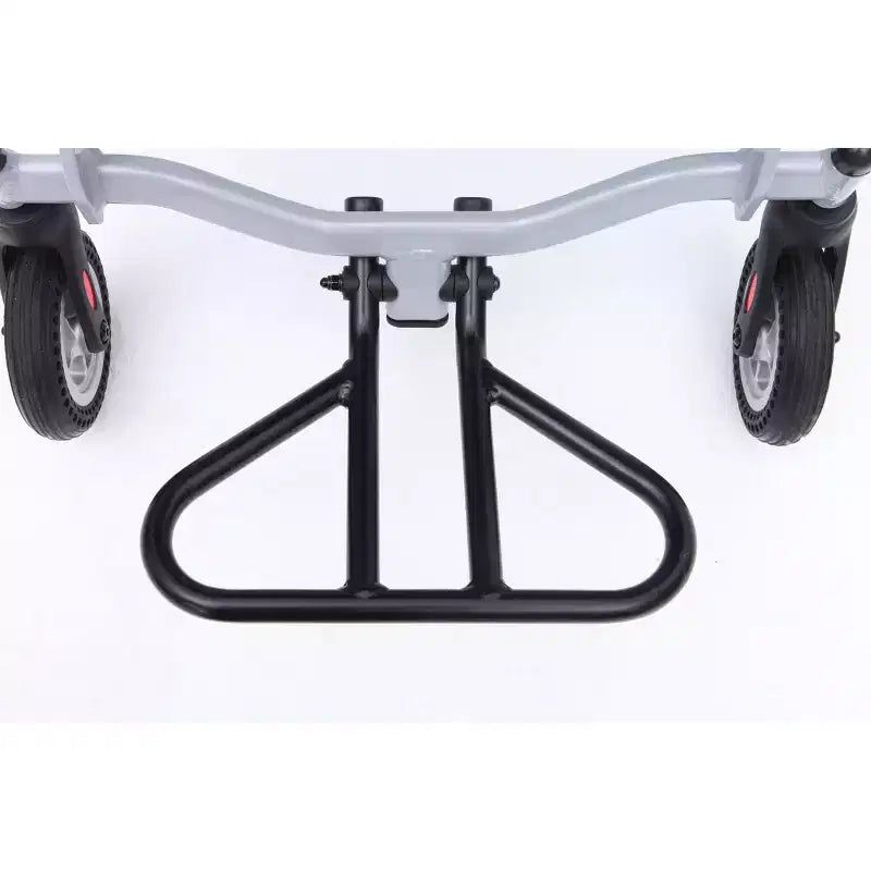 Ultra Lightweight Elderly Transport Wheelchair Portable Lightweight Folding Transport Chair, with Locking Handbrake, Removable Flip Armrests