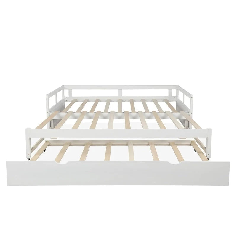 Extending Daybed with Trundle, Wooden Daybed with Trundle
