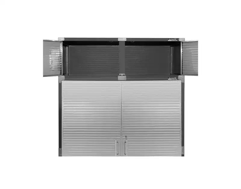 Seville Classics UltraHD 2-Piece Extra-Wide Storage Cabinet Set, 60 x 24