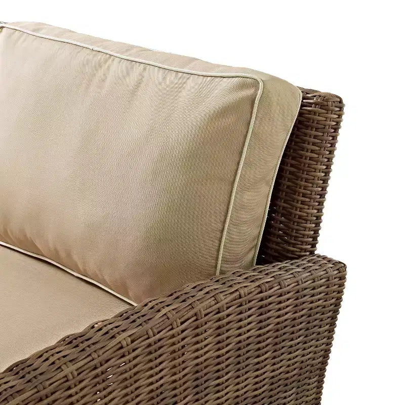 Bradenton 4pc Outdoor Wicker Conversation Set - Crosley