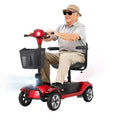 Foldable 4-Wheel Mobility Scooter for Adults, 330LBS Capacity, for Outdoor Use