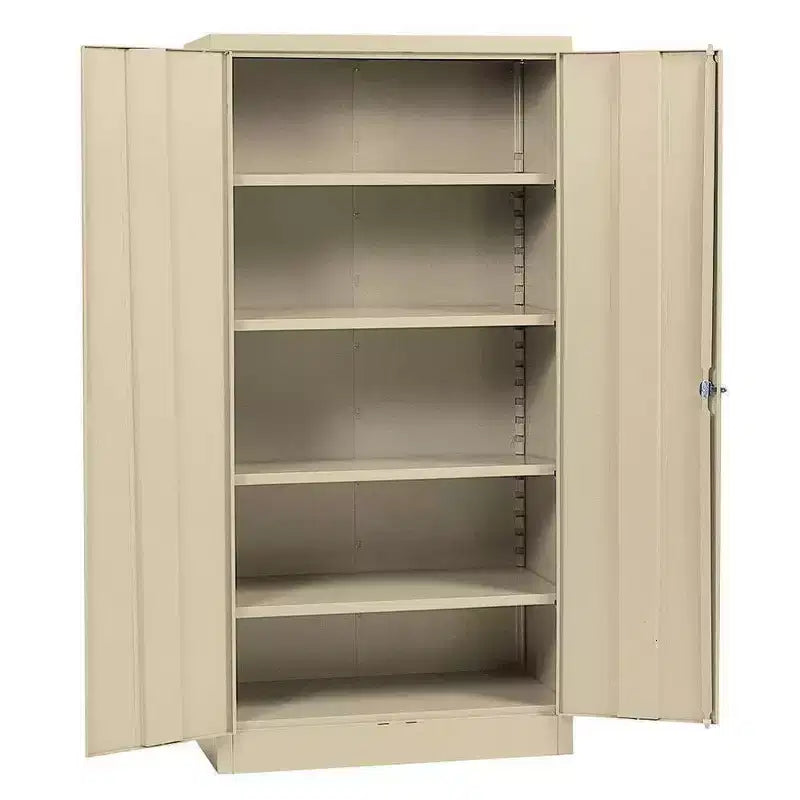 Edsal 36Wx18Dx72H Steel Freestanding Cabinet Beige