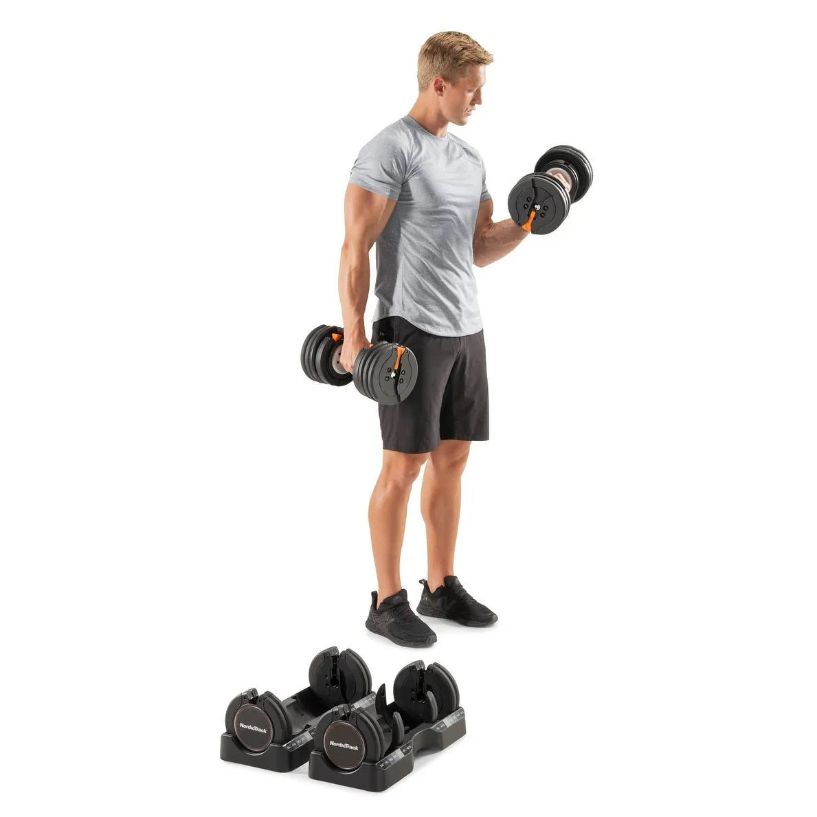 Ensemble d'haltères ajustables NordicTrack de 25 kg (55 lb)