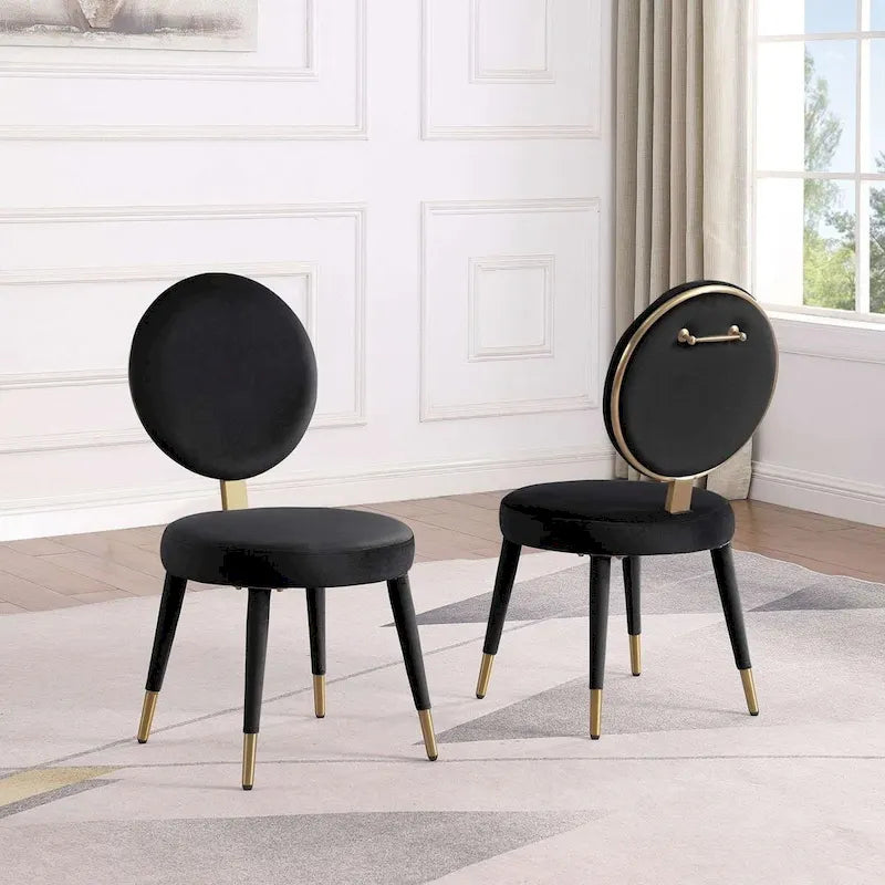 Morden Fort Modern Luxury 5- Piece Round Dining Table and Chair Set