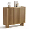 Meuble à chaussures Acekool 46 avec porte cannelée, meuble de rangement 5 niveaux, banc d'entrée rustique pour couloir, 41,5H