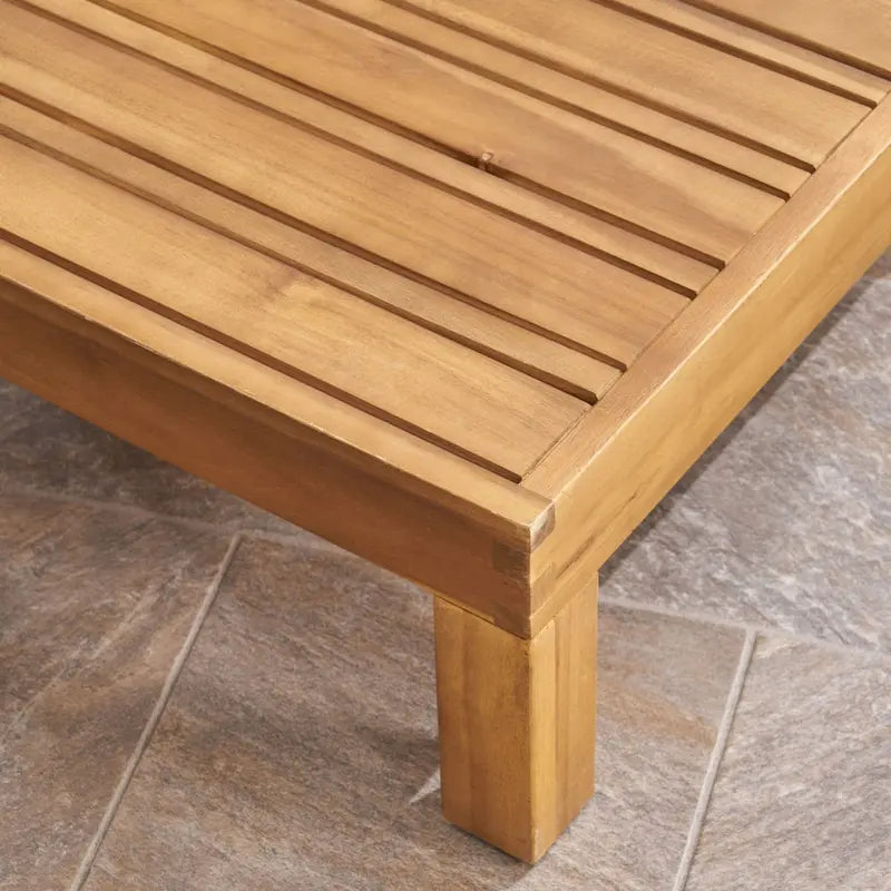 Brava Outdoor Acacia Wood 6-piece Chat Set by Christopher Knight Home
