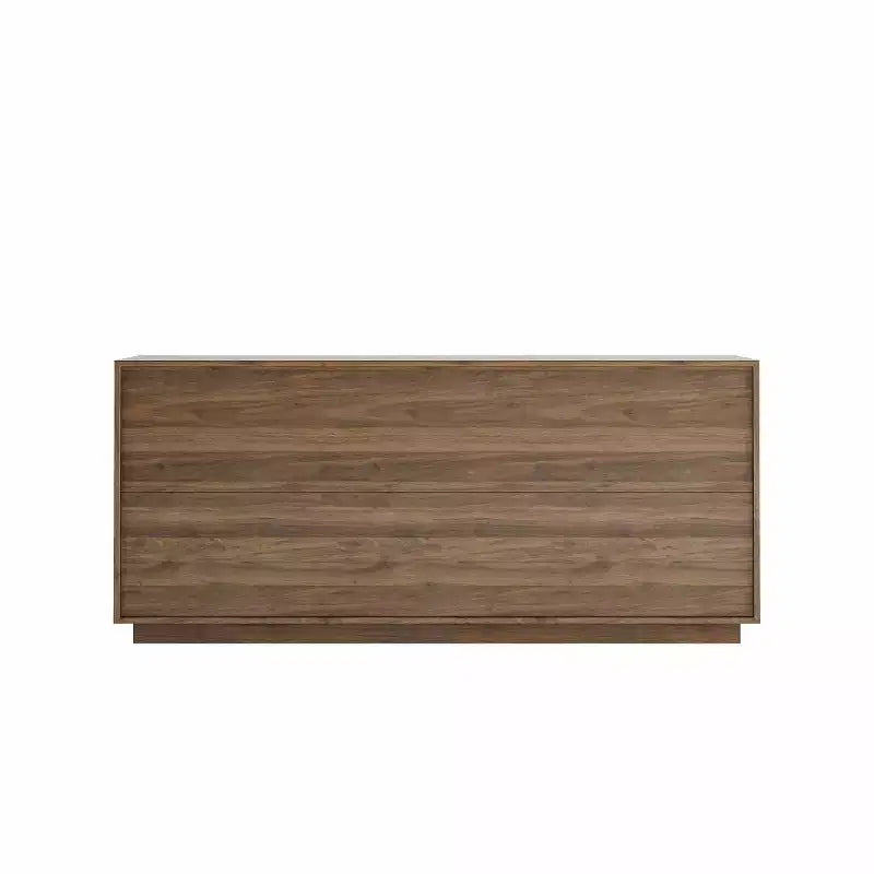 59 Modern Spiral Sideboard Buffet Cabinet, Low Profile Art Entryway Storage Cabinet with 3D Ripple Texture Doors