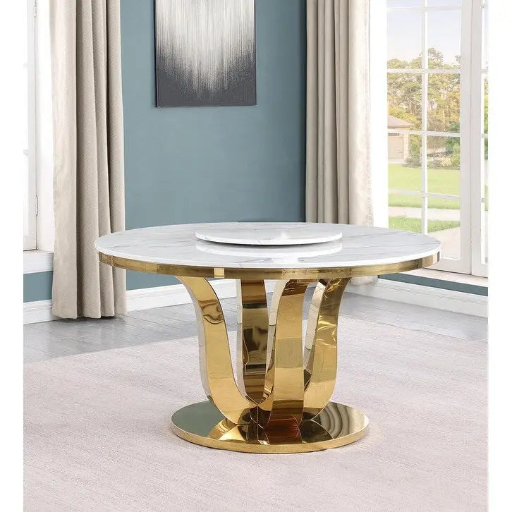 Best Quality Furniture D325-SC324-7 5 Piece Round Dining Set