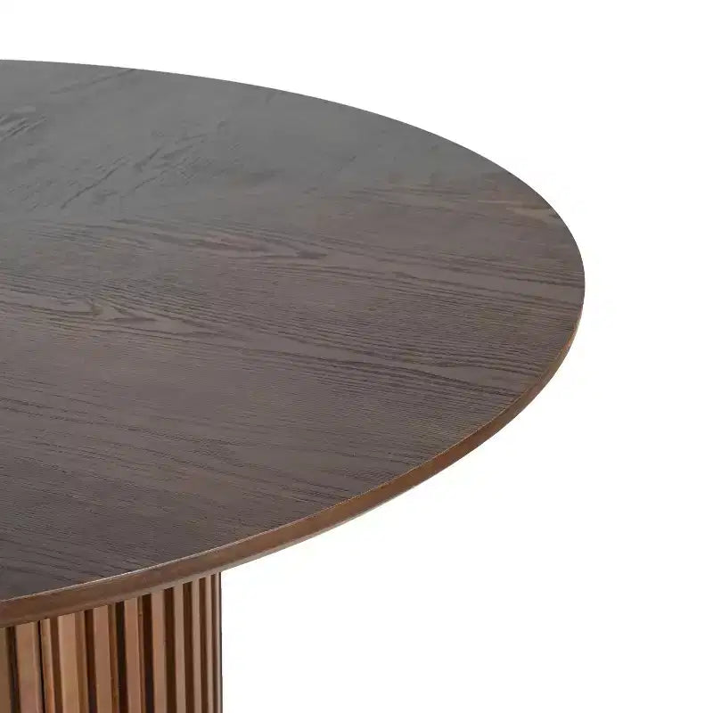 Christopher Knight Home Shankar Modern 5 Piece Round Dining Table Set with Rubberwood Upholstered Chairs
