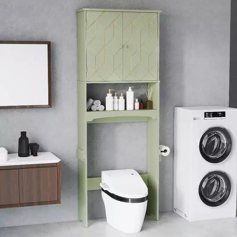 Above Toilet Storage Cabinet Spacesaver for Bathroom