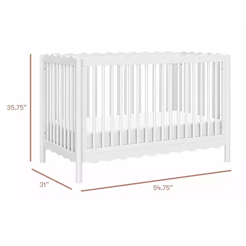 Babyletto Swell 4-in-1 Convertible Crib with Toddler Bed Conversion Kit
