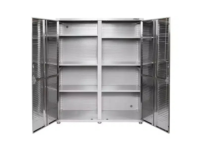 Seville Classics UltraHD 2-Piece Extra-Wide Storage Cabinet Set, 60 x 24
