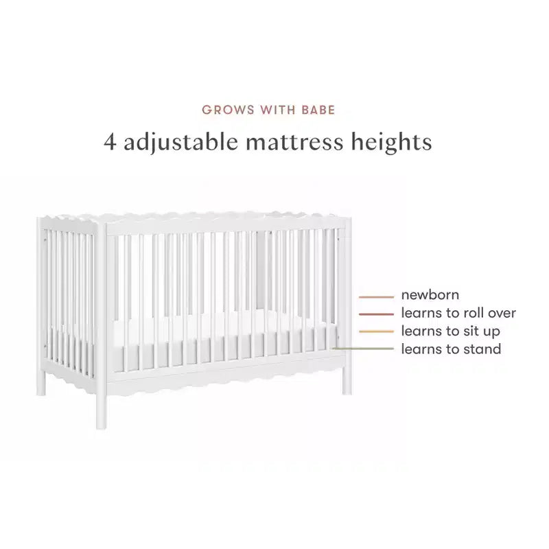 Babyletto Swell 4-in-1 Convertible Crib with Toddler Bed Conversion Kit