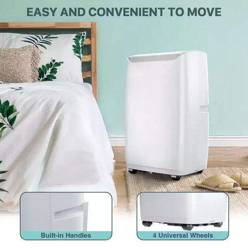 14000Btu Portable Air Conditioner Cools Up to 750 Sq.Ft, Portable AC Unit with Dehumidifier